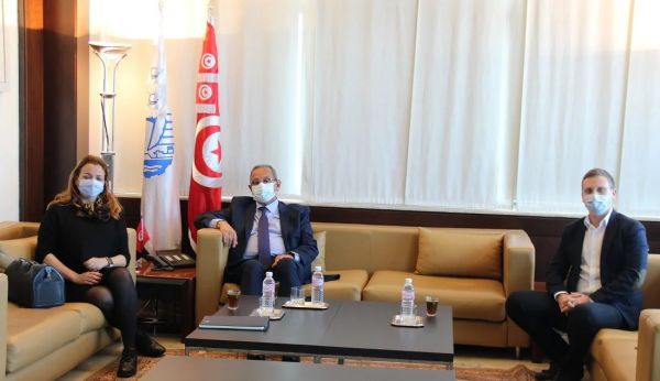 Samir Majoul reçoit Mona Chaieb la nouvelle présidente du CJD