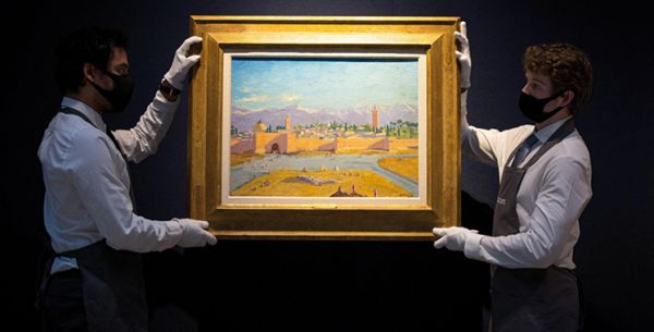 L'œuvre de Churchill représentant  la mosquée Koutoubia vendue à  7 millions de livres sterling à Londres