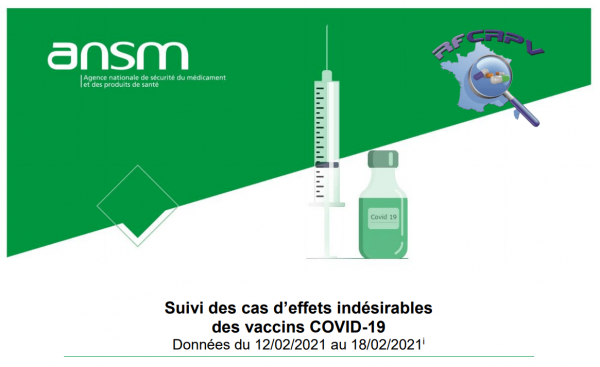Bilan des effets secondaires de la vaccination covid par l’ANSM