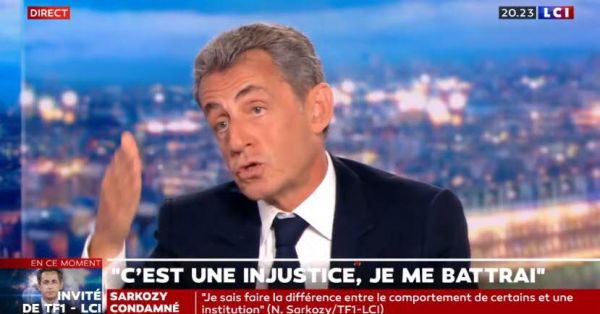 Nicolas Sarkozy après sa condamnation : "Je ne baisserai pas la tête, j'irai jusqu'au bout"