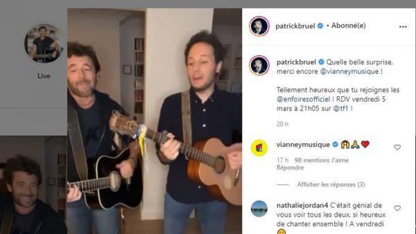 Une star déboule chez Patrick Bruel pendant son direct