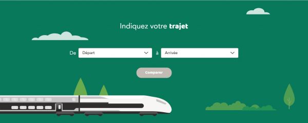 SNCF : un comparateur pour l’impact environnemental de 5 moyens de transport