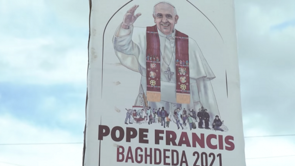 Les habitants de Qaraqosh à pied d'œuvre avant la venue du pape François