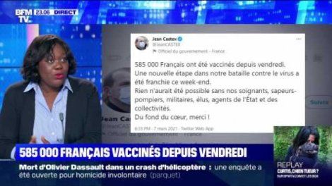 585 000 français vaccinés depuis vendredi - 07/03
