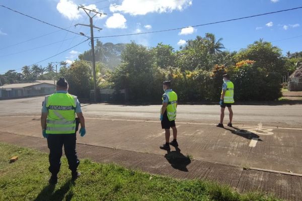 Coronavirus : Renforcement des contrôles des gendarmes pour tenter de faire respecter au mieux les mesures de confinement à Wallis et Futuna