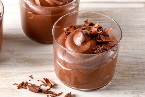 Mousse au chocolat au sirop de chocolat