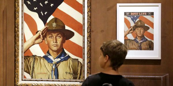 Des tableaux de Norman Rockwell au secours des scouts américains