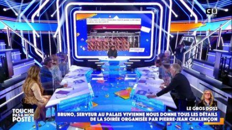 Dîner clandestin : Un homme affirmant avoir été serveur à la soirée de Pierre-Jean Chalençon affirme, dans TPMP, avoir vu un Ministre, un animateur et un chroniqueur télé