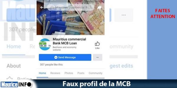 Attention aux faux profils MCB sur les réseaux sociaux