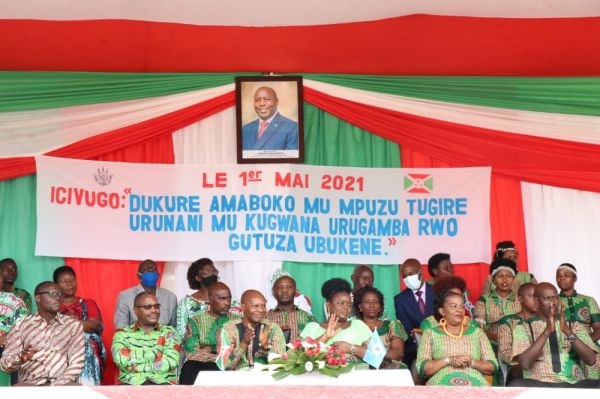 BURUNDI : Le Président de l’Assemblée Nationale à la fête du Travail à GITEGA
