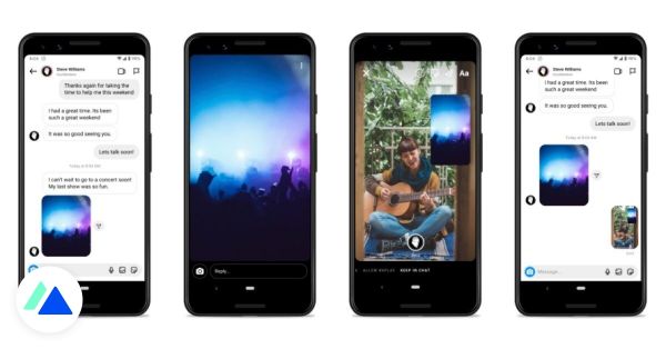 Facebook ajoute 5 nouveautés sur Messenger et Instagram Direct