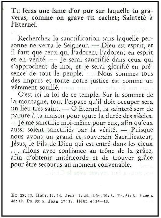 SANCTIFIE PAT LA VERITE  ....