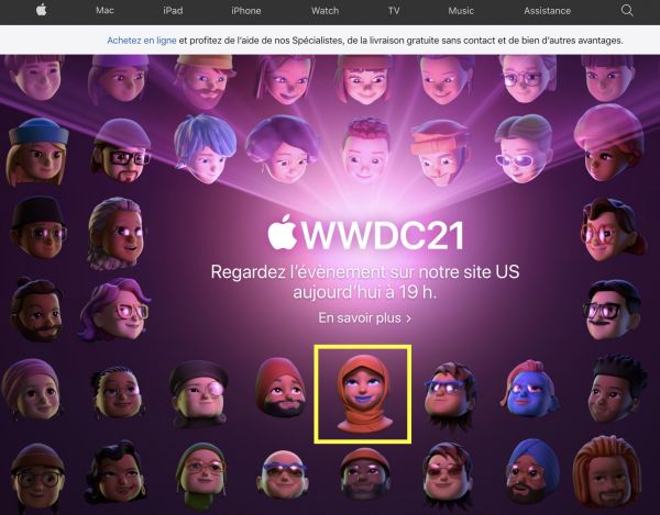 Apple, sa WWDC 2021 et ce hijab bien en vue