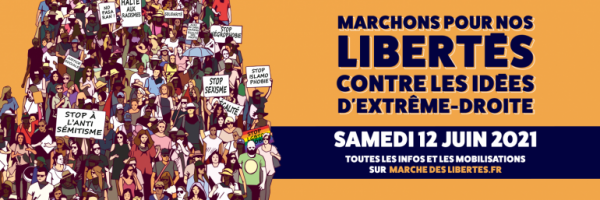 Samedi, marche des libertés contre les idées d'extrême-droite