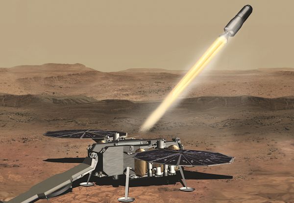 Comment les futurs échantillons martiens quitteront la planète rouge