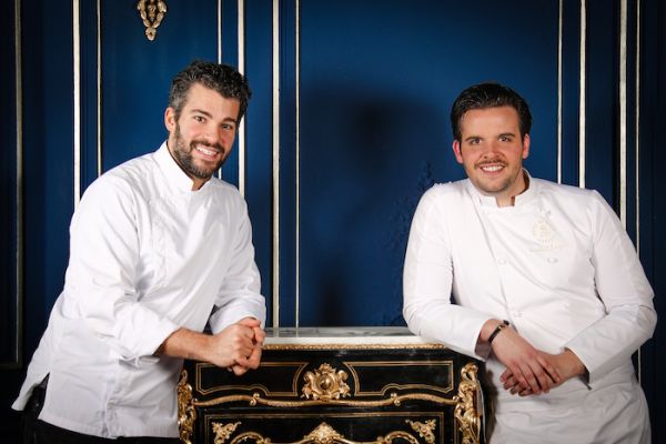 Aurélien Largeau et Aleksandre Oliver, le nouveau jeune duo sucré salé de l'Hôtel du Palais