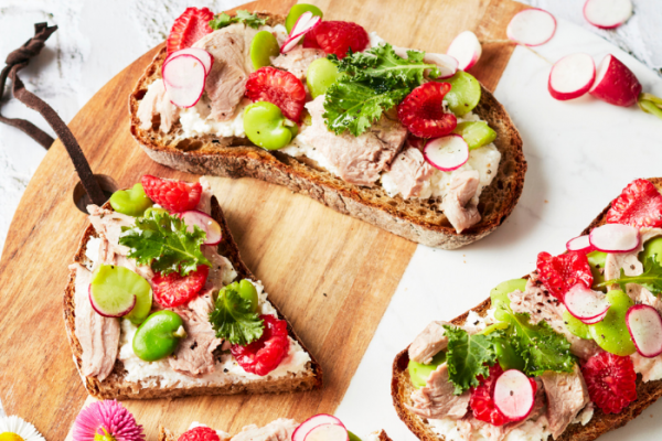 Gigot d'agneau bio en tartines, l'idée fraîche et croquante