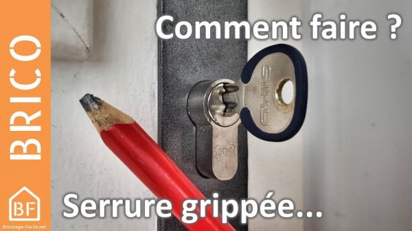 Vidéo : comment rénover une serrure grippée avec du crayon ?