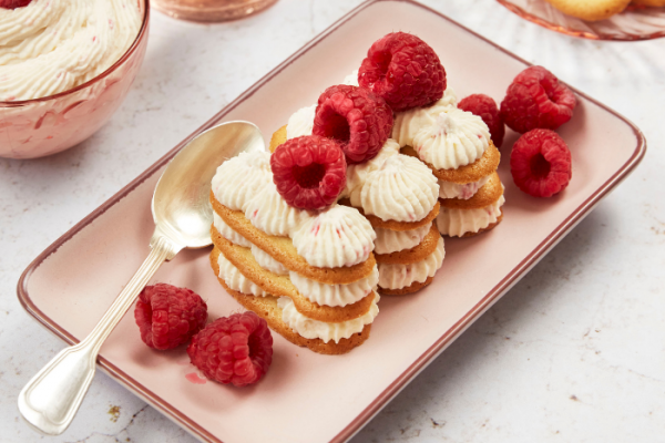 Millefeuilles de langues de chat, la recette sans sucre