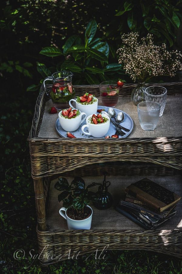 Tiramisu pistache et fraise