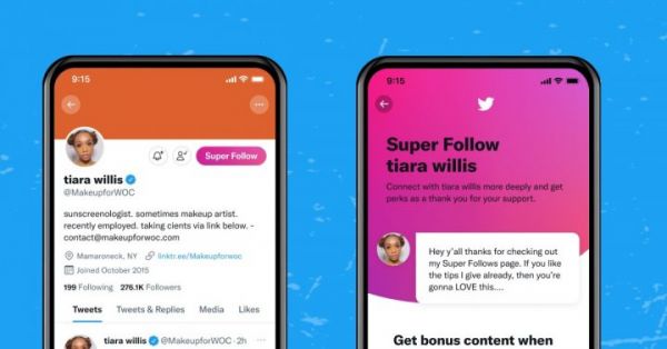 Twitter lance Super Follows, une nouvelle option de monétisation