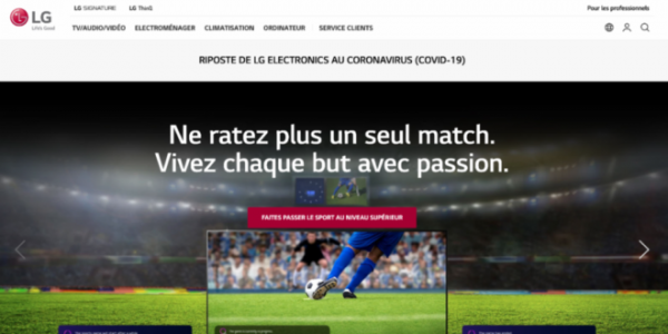 LG Afrique lance son site internet en Français