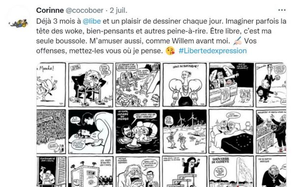 À Libé, Coco contre les "peine-à-rire"