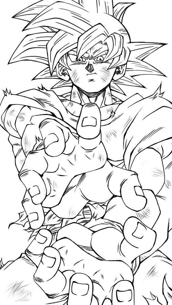 100 top idées de coloriages Dragon Ball Z