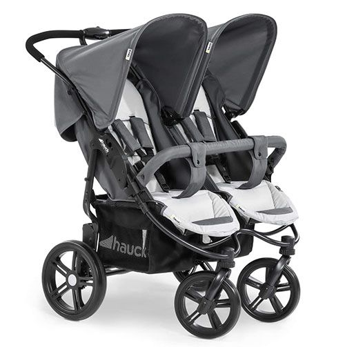 Hauck Roadster Duo SLX : Une poussette double aux grandes roues | La Poussette