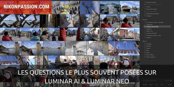 Les questions fréquentes sur Luminar AI et Luminar Neo