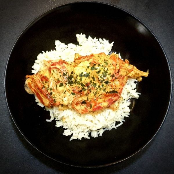Riz à la crème fraiche et aux poivrons. Recette estivale pleine de saveurs !