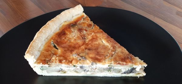 Recette de la tarte aux légumes du soleil (courgette, tomate et poivron)