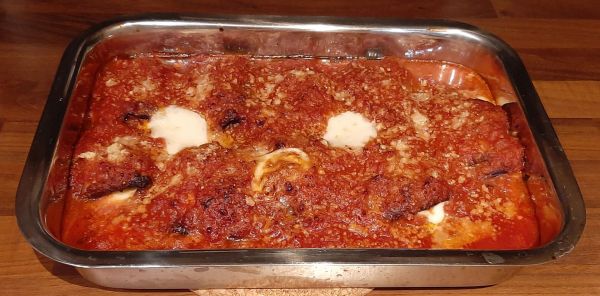 Roulés d'aubergines à la mozzarella. Recette de gratin pour le Printemps
