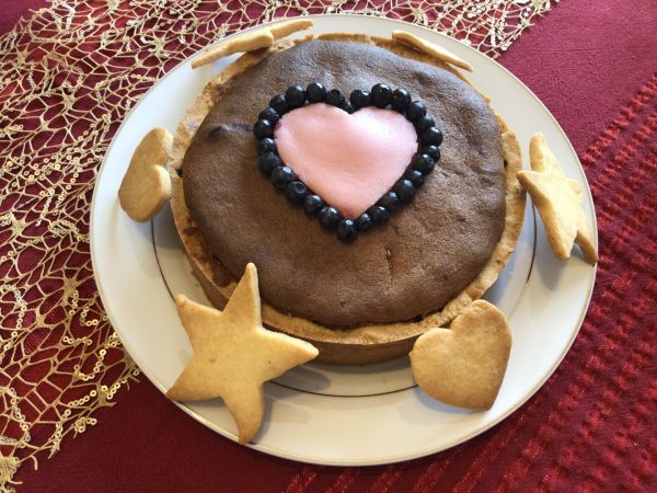 TARTE AMANDINE AUX MYRTILLES ► Recette pour la Saint Valentin !
