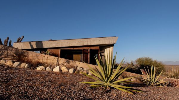 Casa Escondida, maison minimaliste en béton