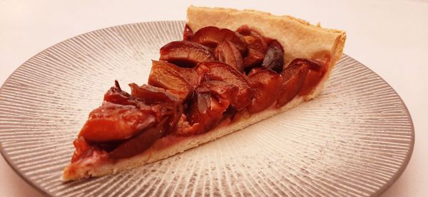 Tarte aux quetsches fraiches ou congelées. Recette Alsacienne et Lorraine