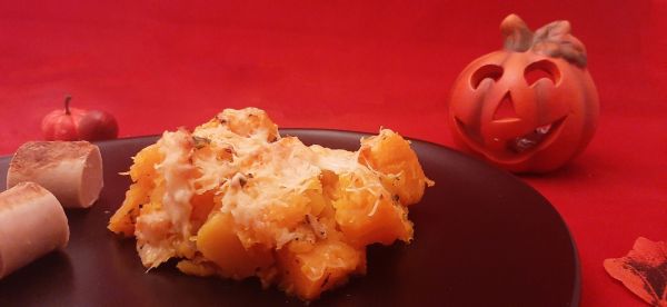 Gratin de sucrine du Berry. Une recette de courge au four excellente !