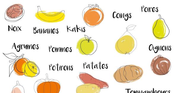 Calendrier des fruits et légumes de saison - Novembre