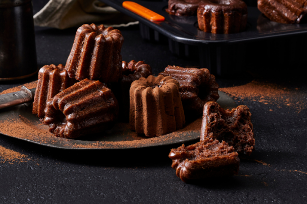 Cannelés tout chocolat, addictifs