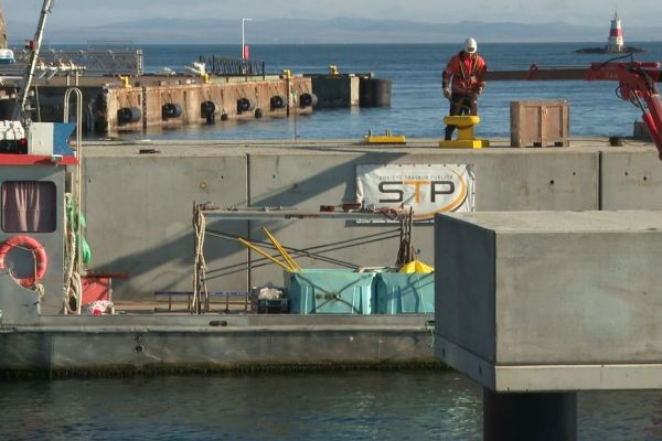 Quai des croisières à Saint-Pierre : la fin des travaux envisagée pour la fin de l'année