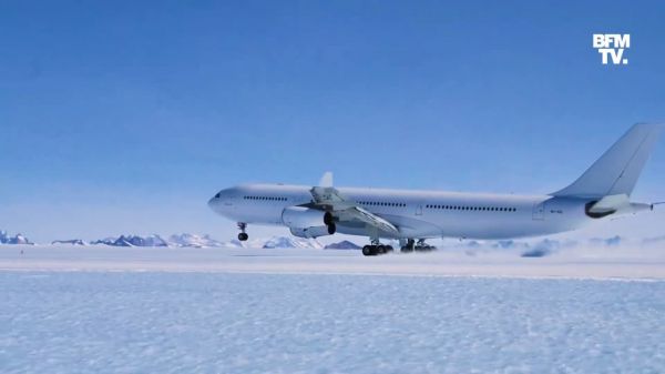 Pour la première fois, un Airbus atterrit en Antarctique