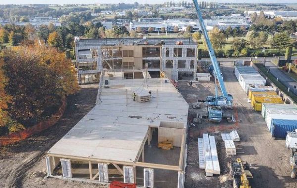 Saint-Quentin : un bâtiment 100 % bois pour les salariés de Clésence