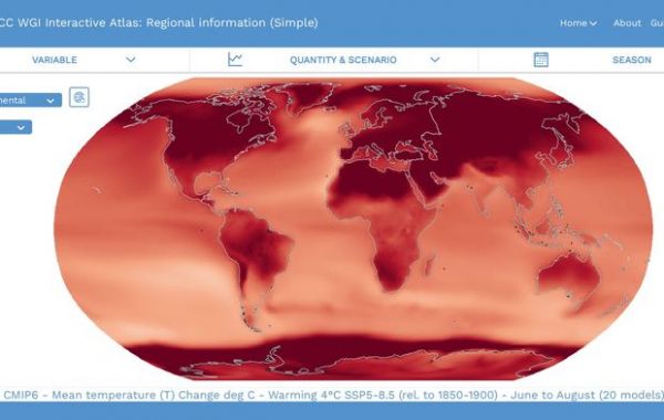 Atlas interactif du Giec, un outil pratique pour construire avec le climat