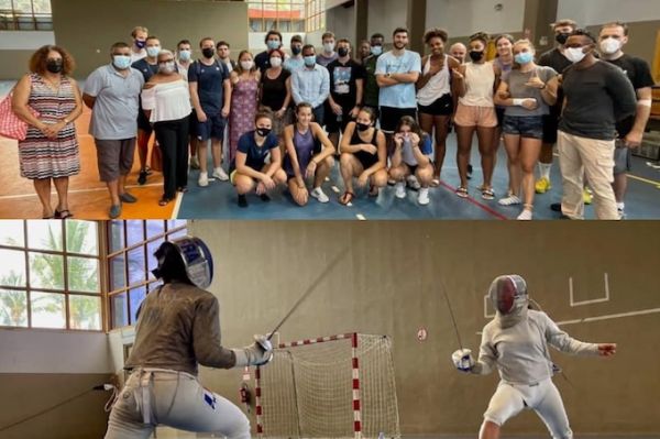 L'équipe de France de Sabre en stage à Saint-Leu