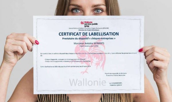 Référenceur reconnu prestataire labellisé chèques-entreprises par la Wallonie