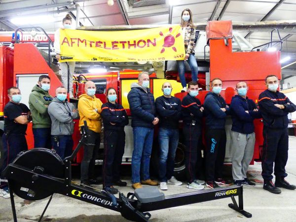 Orthez : Les pompiers vont ramer pour le Téléthon