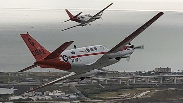 King Air d’entraînement en patrouille.