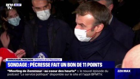 "C'est bien tenté": interrogé sur son éventuelle candidature à la présidentielle, Emmanuel Macron botte en touche