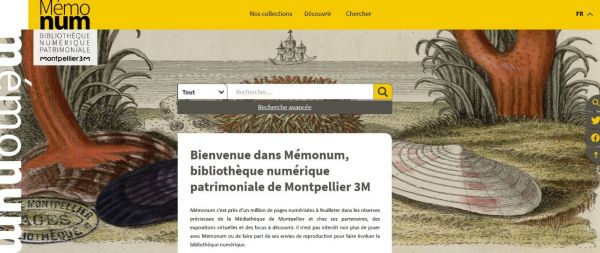 Mémonum, bibliothèque patrimoniale et numérique de Montpellier, joue avec la BnF