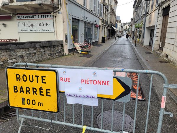 Oloron : les travaux vont reprendre pour une durée de deux mois dans la rue Barthou